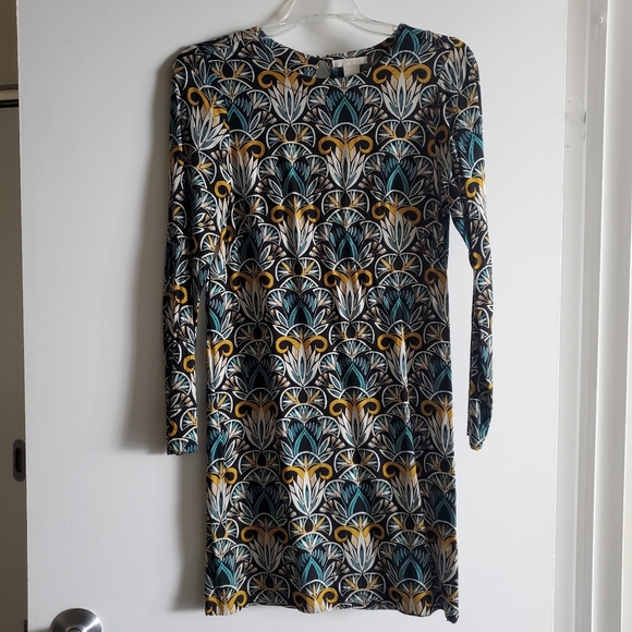H&M patterned lightweight shift dress - Picture 1 of 6